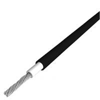 Кабель Solar H1Z2Z2-K 4 мм2 для сонячних панелей мідно-луджений чорний зовнішній діаметр 5,2мм