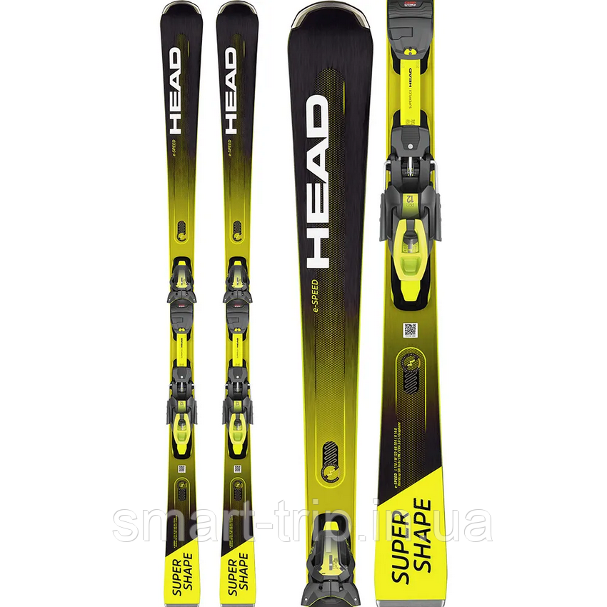 Горные лыжи HEAD Supershape e-Speed 156 см + Крепление PRD 12 (2023) - фото 1 - id-p1527011235