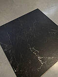 Чорна матова плитка під мармур 60х60 Керамораніт, фото 3