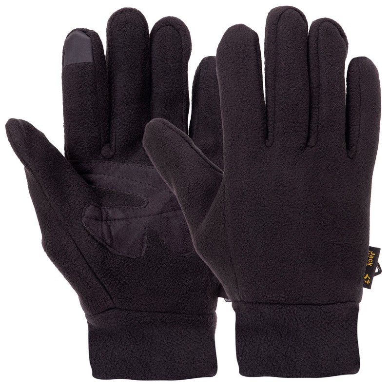 Тактические перчатки флисовые теплые зимние многоцелевые, перчатки для охоты и рыбалки Черные BC-9228 - фото 1 - id-p1719049795