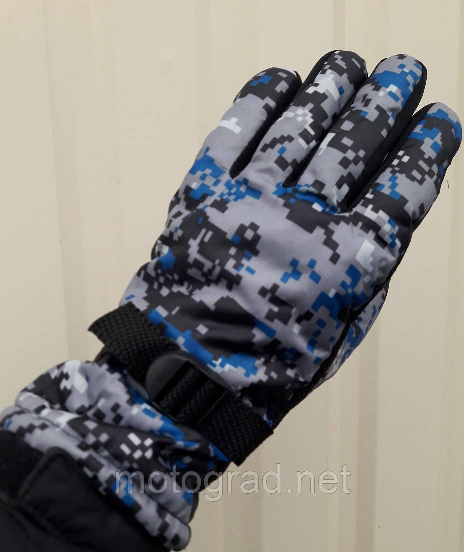 Зимові рукавички Сірі, фото 1