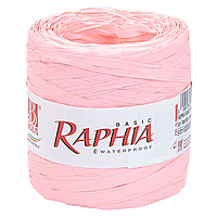 Рафія флористична Bolis Raphia Rosalba 0,5 см/200 метрів Блідо-рожева