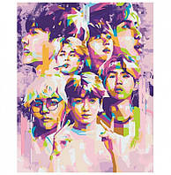 Картина по номерам Art Craft BTS BANGTAN BOYS 40х50 см 10273-AC