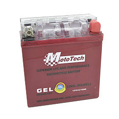 Акумулятор АКБ 5А 12N5L-BS (12V5AH) (GEL) Active (високий) Mototech