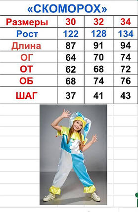 Карнавальний костюм скомороха з атласу 30-34 р., фото 2