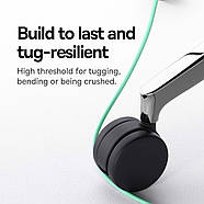 Кабель для швидкої зарядки Type-C на Lightning PD 20W BASEUS Jelly Liquid Silica Gel 1.2м (зелений), фото 6