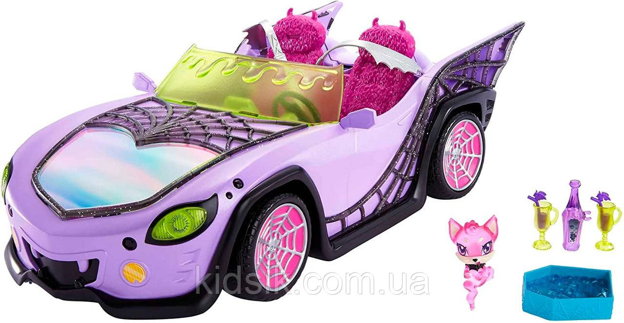 Машина — кабріолет Монстер Хай з аксесуарами Monster High 2022