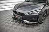 Сплітер Cupra Leon (2020+) тюнінг обвіс губа спідниця елерон (V2), фото 3