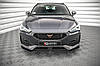 Сплітер Cupra Leon (2020+) тюнінг обвіс губа спідниця елерон (V2), фото 4