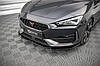Сплітер Cupra Leon (2020+) тюнінг обвіс губа спідниця елерон (V3), фото 2
