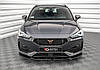 Сплітер Cupra Leon (2020+) тюнінг обвіс губа спідниця елерон (V3), фото 3