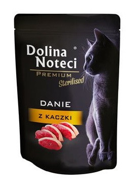 Беззерновий вологий корм для стерилізованих кішок з качкою Dolina Noteci Premium 85 г