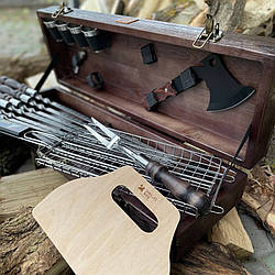 Набір шампурів ГЕПАРД BS20 Gorillas BBQ 14 предметів