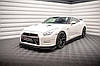 Сплітер Nissan GT-R R35 (11-16) тюнінг обвіс губа спідниця елерон (V2), фото 3