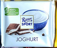 Шоколад Ritter Sport Joghurt 100 г. Німеччина