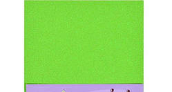 Фоаміран з гліттером А4, колір світло-зелений, ціна за 1 лист