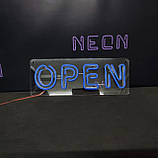 Неонова вивіска "Open", фото 2