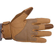 Тактичні рукавиці T-Gloves розмір L койот, фото 3