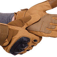 Тактичні рукавиці T-Gloves розмір L койот, фото 6