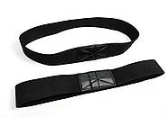 Лямки атлетичні EasyFit для турніка та поперечини чорні, фото 2