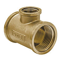 KOER KF.T080608F.WN — 3/4''х1/2"х3/4" Трійник редукційний ВВВ — БЕЗ НИКЕЛЯ (100 шт./ясть)