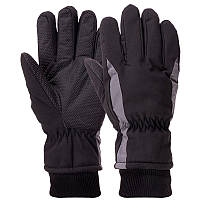 Тактические перчатки на меху теплые зимние многоцелевые, перчатки для охоты и рыбалки Черные BC-9227: Gsport