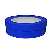 Кругла коробка для зефіру 21*6 см Синя (13)