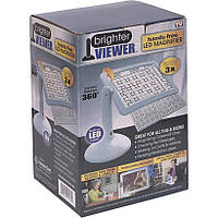 Універсальна настільна лупа з LED підсвічуванням