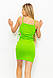 Сарафан у рубчик, колір салатовий, 176R1035, фото 4