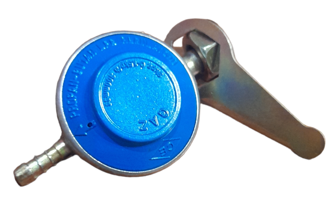 Газовий редуктор для балона з ключем/під шланг 10 мм/