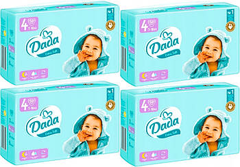 Підгузки дитячі Dada Extra Soft Mega Box 4 (7-18 кг) 192 шт