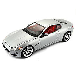 Автомодель металева 1:24 MASERATI GRANTOURISMO (2008) 18-22107  BBURAGO сірий металік