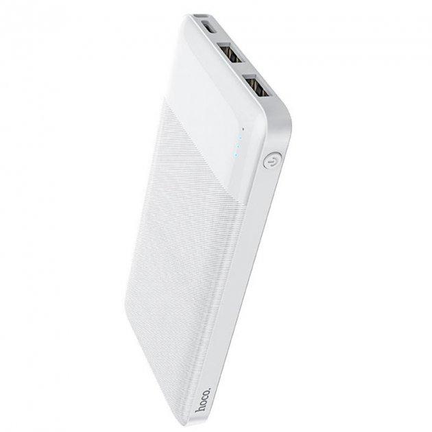 Зовнішній акумулятор Power Bank Hoco J72 Easy travel 10000 mAh White