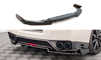 Дифузор Nissan GT-R R35 (11-16) тюнінг обвіс спідниця елерон (V2)