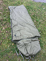 Зимовий спальний мішок із підігрівом сушка от USB -35 Спальник ЗСУ Військовий спальний мішок збільшений 225*90 см