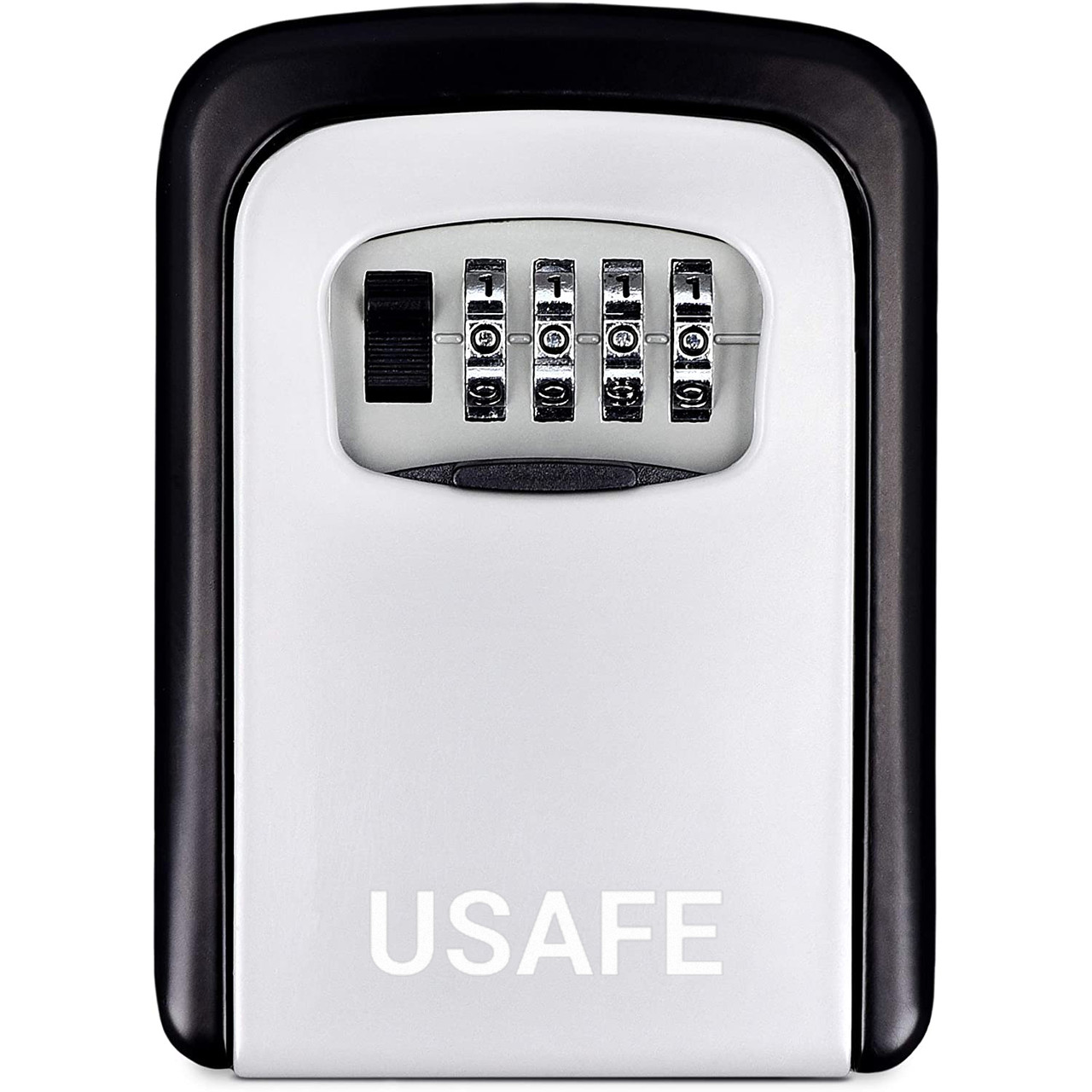 Антивандальний зовнішній міні сейф для ключів uSafe KS-04, з кодовим замком, настінний, Сірий, фото 1