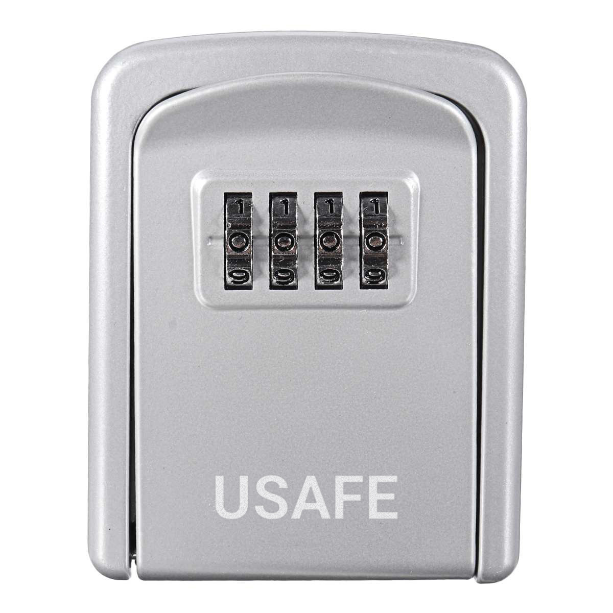 Антивандальный настенный мини сейф uSafe KS-08 для ключей, с кодовым замком, Серебряный - фото 2 - id-p1696757081