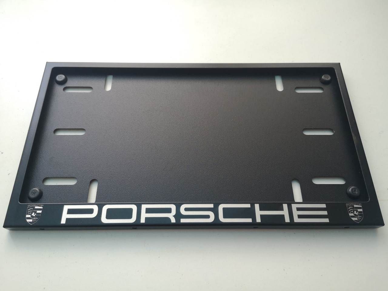 Номерна рамка для авто Porsche black, рамка під американський номер