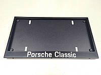 Номерная рамка для авто Porsche Classic black, рамка под американский номер