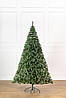 Лита штучна ялинка Буковельська 250 см розбірна пластик новорічна класична Зелена, фото 5