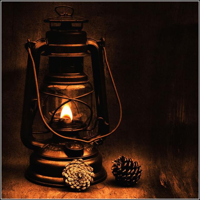 Гасова лампа, Керосиновая лампа для освещения 24см + Лампадное масло 0 ...