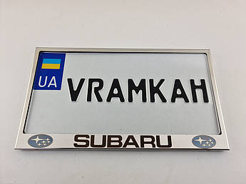 Номерна рамка для авто Subaru, рамка під американський номер