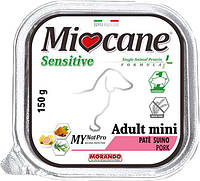 Влажный монопротеиновый корм для собак Morando Miocane Sensitive Monoprotein Pork с прошутто 150 г