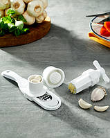 Терка кухонная ручная G137-1 Gondol для чеснока имбиря и ореха пластиковая маленькая L 17 cm