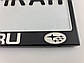 Номерна рамка для авто Subaru black, рамка під американський номер, фото 6