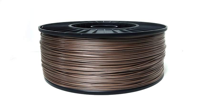 Нитка PETG (CoPET, ПЕТГ) пластик для 3D друку, Бронзовий (1.75 мм/3 кг), фото 1