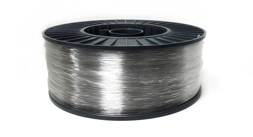 Нитка PETG (CoPET, ПЕТГ) пластик для 3D друку, Прозорий (1.75 мм/3 кг), фото 1