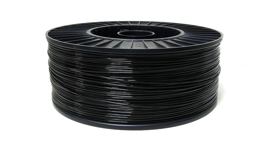 Нитка PETG (CoPET, ПЕТГ) пластик для 3D друку, Чорний (1.75 мм/3 кг), фото 1