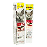 Дуо Паста ДжимКет з куркою для виведення вовни у котів GimСat Anti-Hairball Duo-Paste Chicken + Malt 50г, фото 2