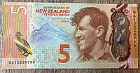 Банкнота Новой Зеландии 5 долларов 2015 г Пресс